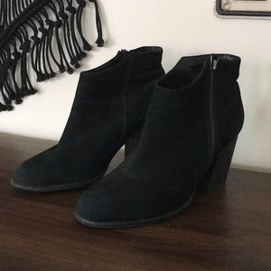 Black booties 4inch heel